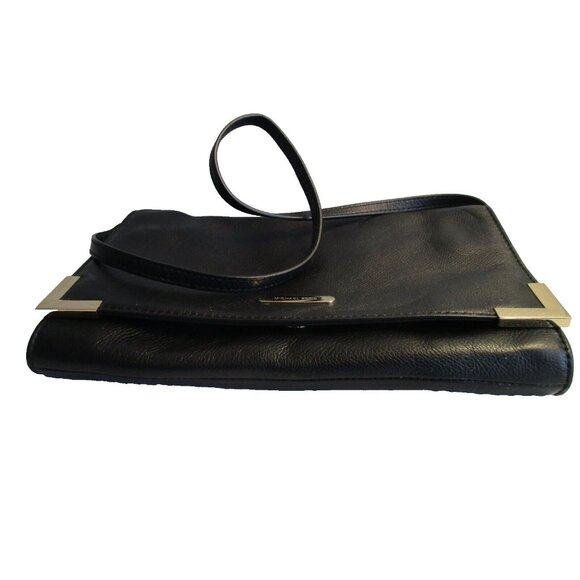 *Michael KORS Black Leather Envelope Clutch 2-Way - NWT - Picture 5 of 8